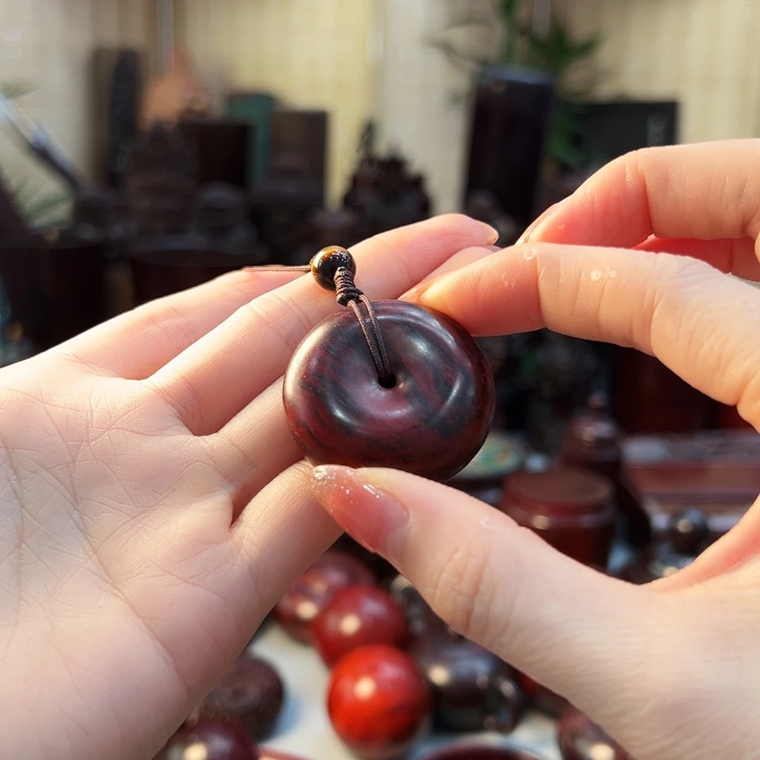 木臻*印度小叶紫檀平安扣