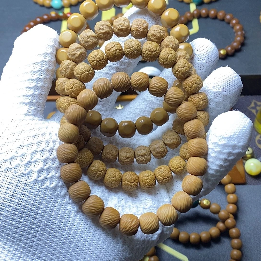 猴头核桃手串福利猴头全品云锦六方饕餮龙蛇随机或指定一条