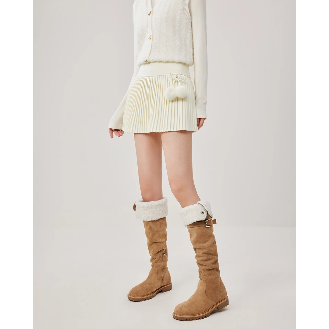 IEF/爱依服2025冬季新款甜美风时尚百搭甜妹氛围感显瘦半身摆裙