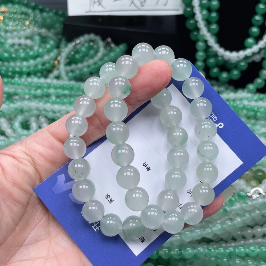 未镶嵌手链石英质玉（非洲翠）两条99福利款