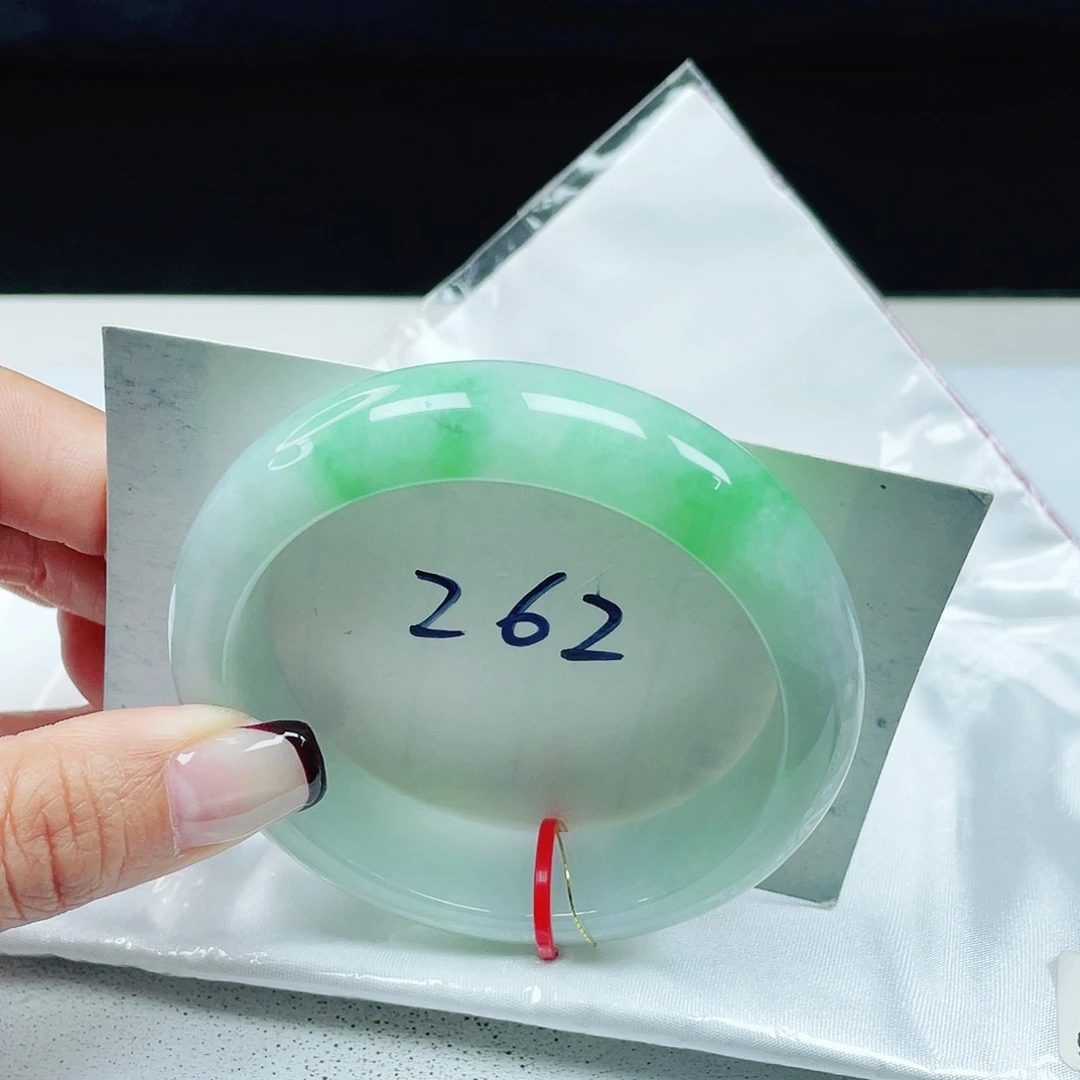 翡翠未镶嵌手镯 正圈56+ 轮胎镯