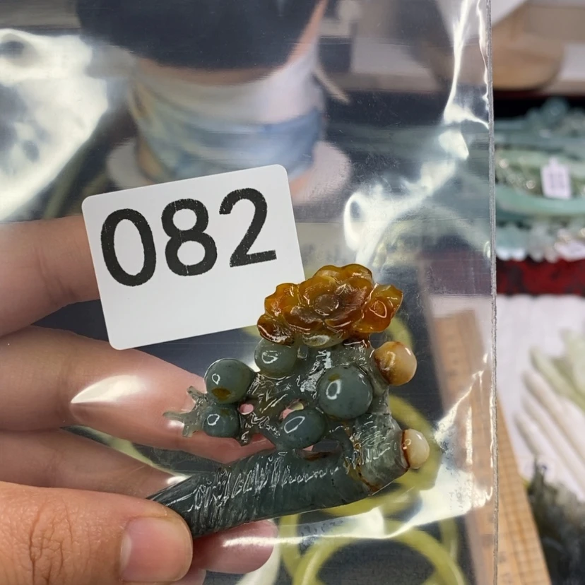 【闪购商品】岫玉发饰未镶嵌喵*