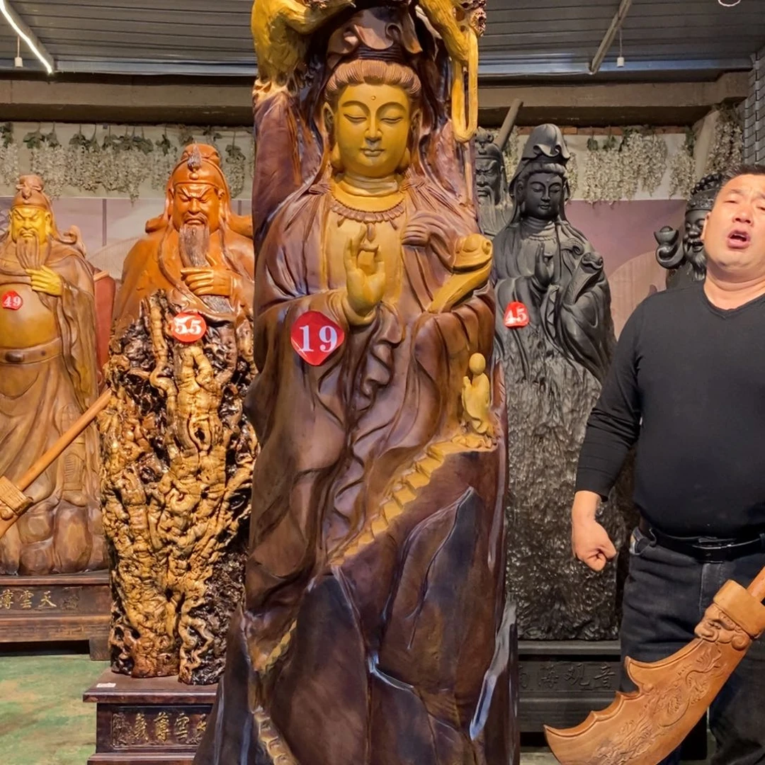 川***金香樟木19号带底座送楼下