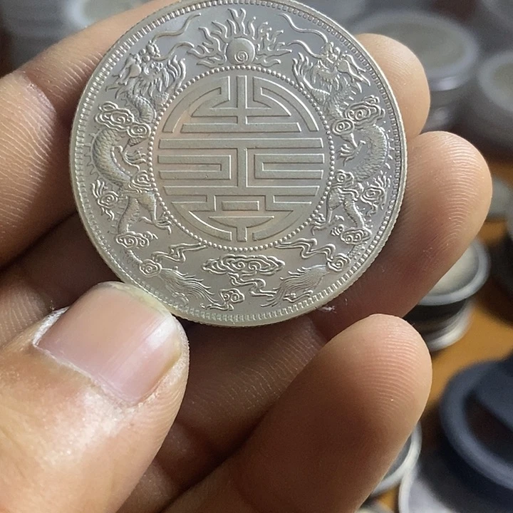 银Ag900高仿工艺品双龙