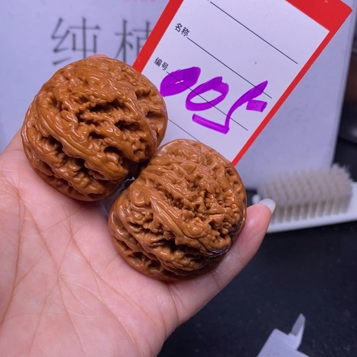 文玩核桃把件005，46粗筋