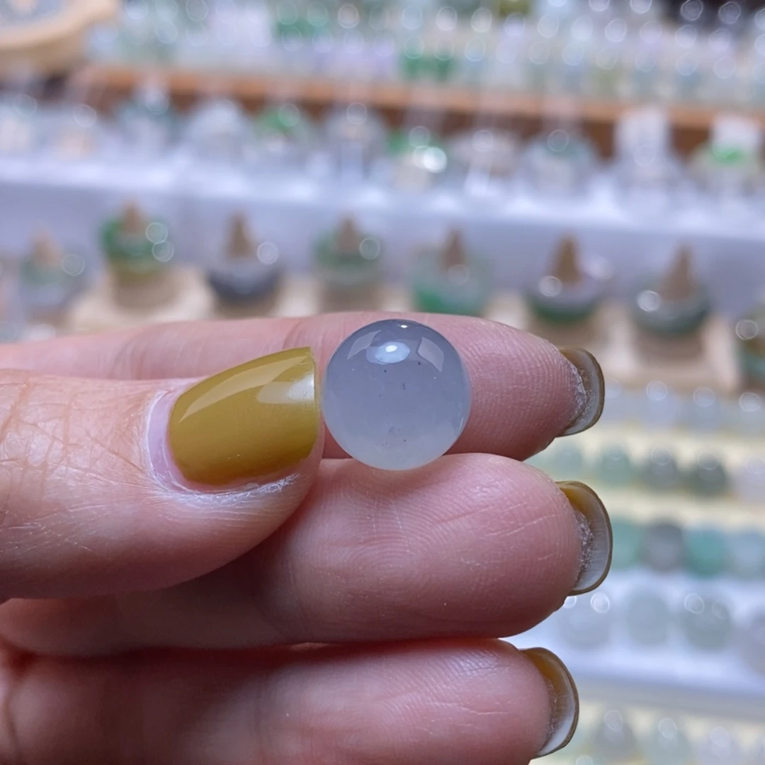 翡翠未镶嵌颈饰12蓝水乌鸡