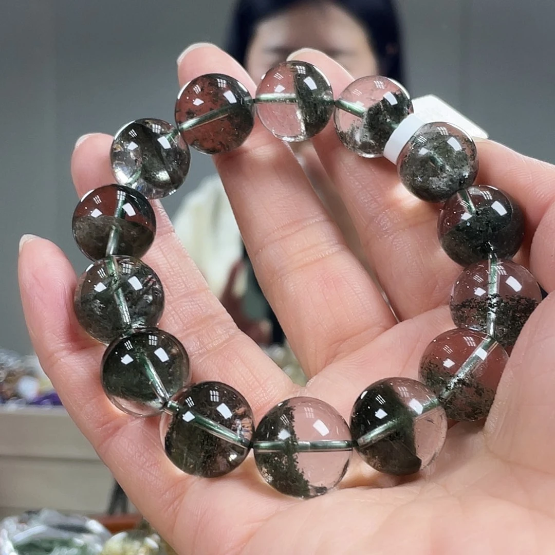 水晶手链未镶嵌和**绿幽灵