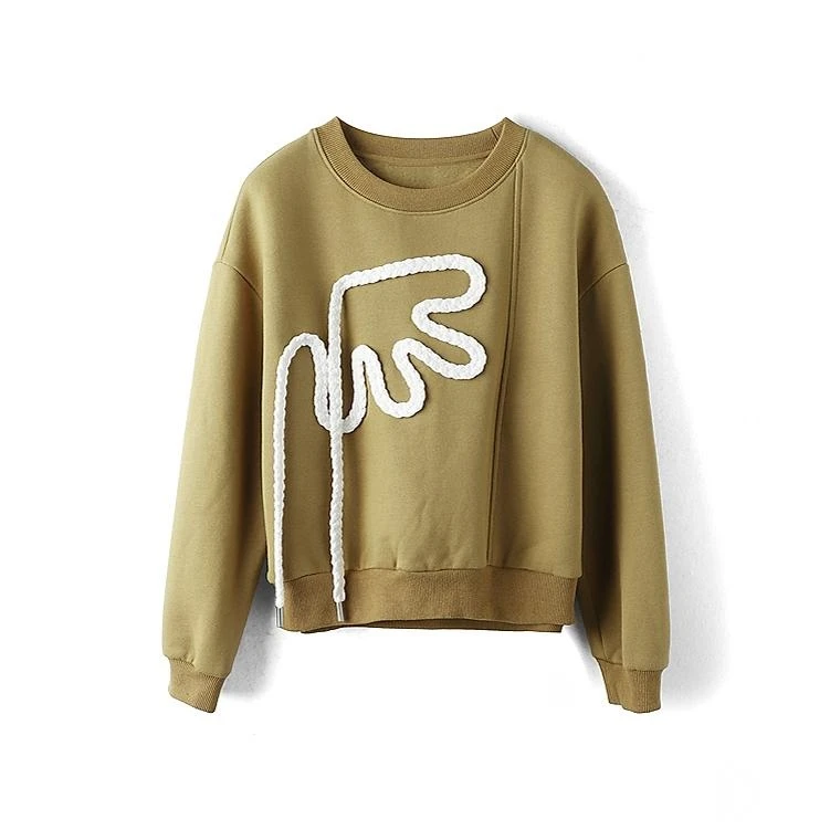 40718【画系列】加绒设计感卫衣23W5313