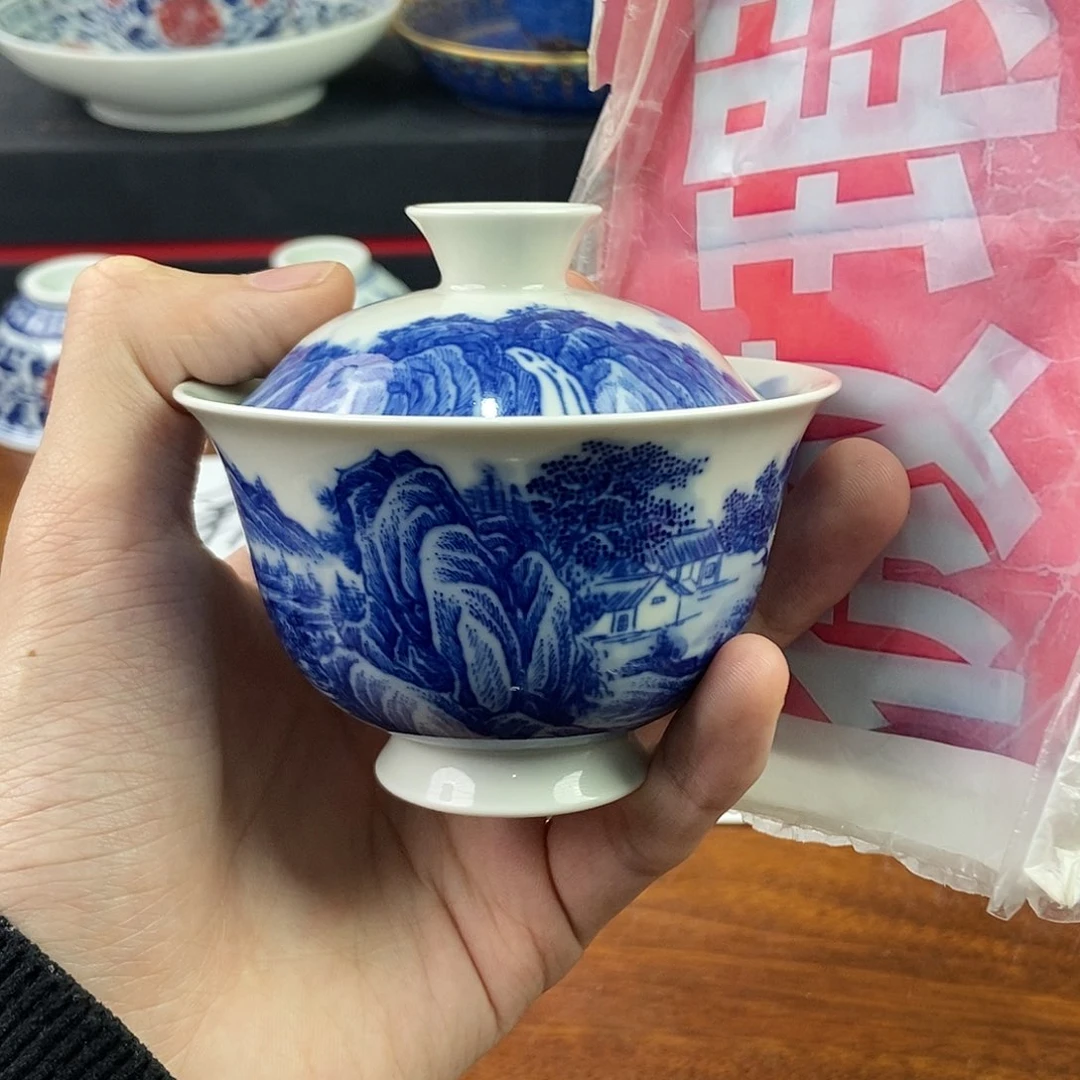 杯景德镇手绘陶瓷艺术