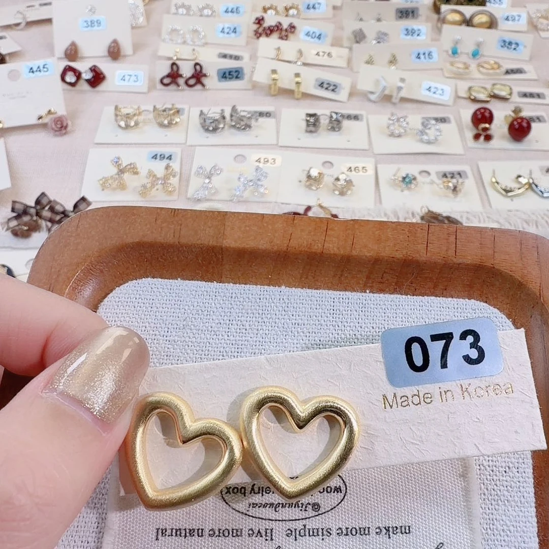 仿珍珠铜合金925银耳钉