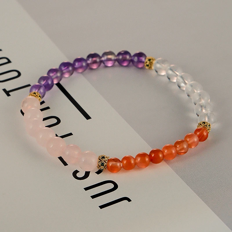 天然多宝女式手链多样性发一-6357