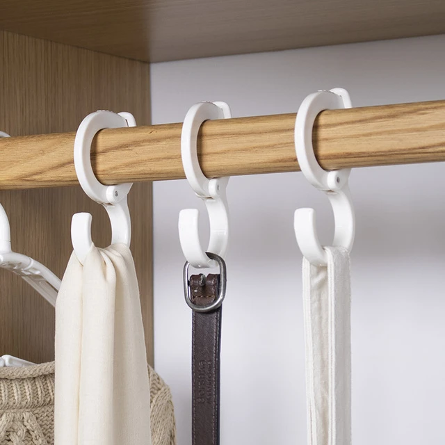 日本S型挂钩厨房家用防风卡位式浴室免打孔无痕挂包钩衣柜小钩子