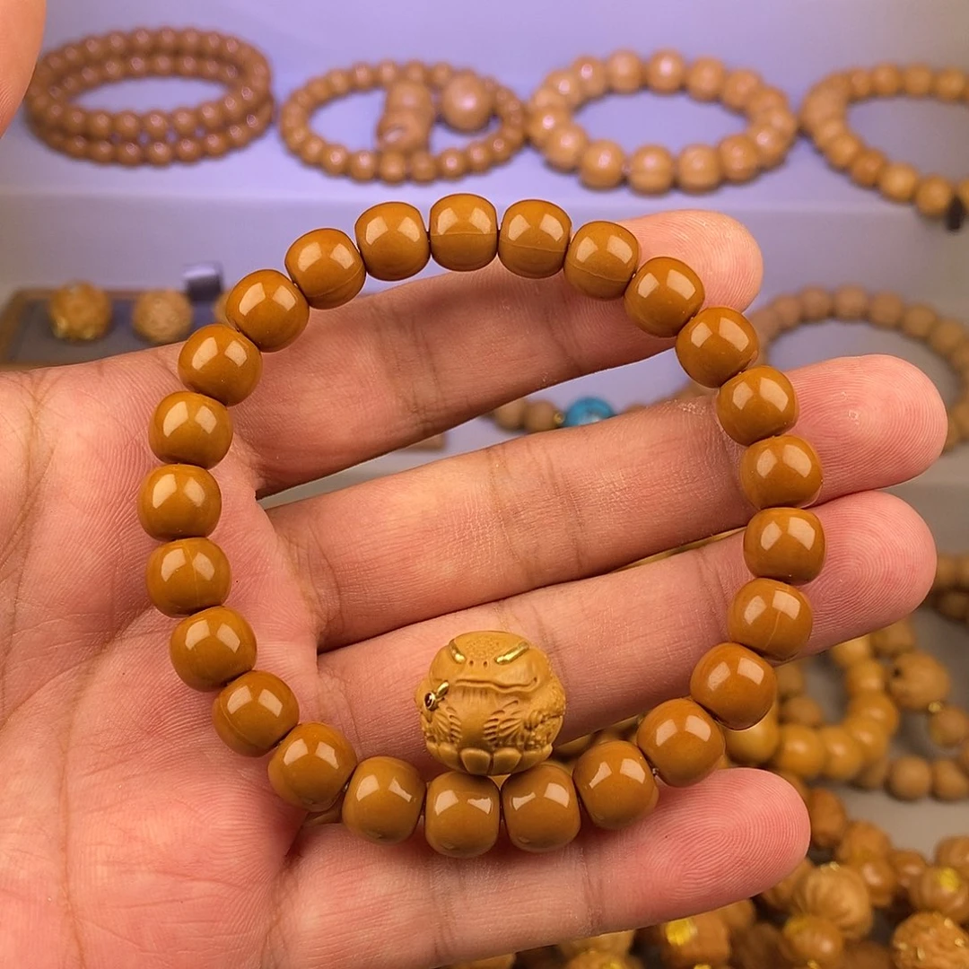 丛***宇手串猴头核桃全品老型 招财 金蟾