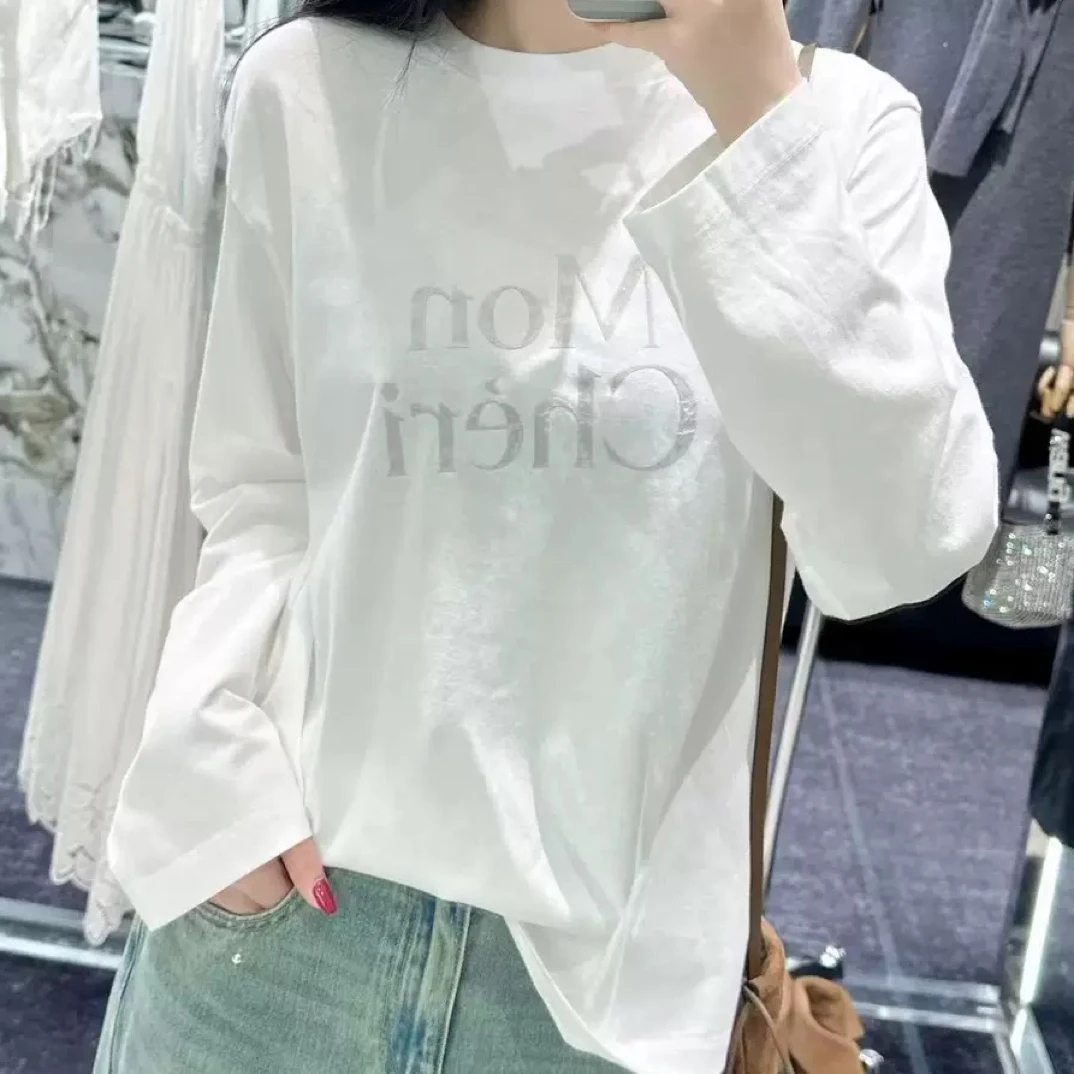 MO&摩安姐商场同款2025秋气质百搭宽松休闲显瘦长袖卫衣女新款