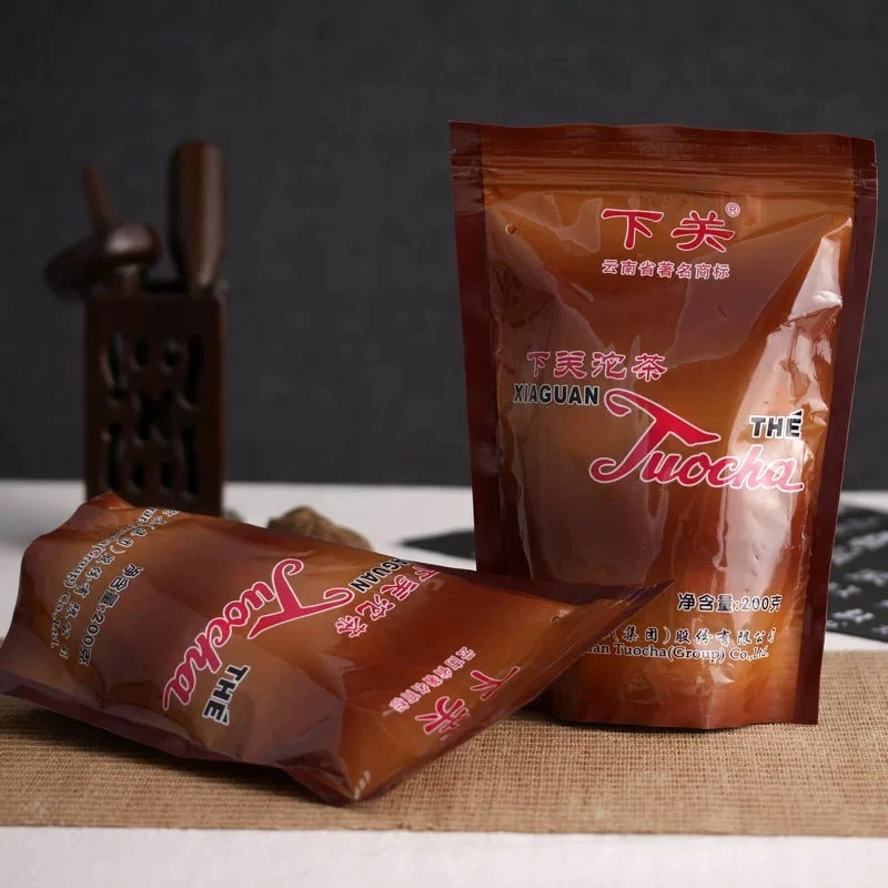 云南普洱茶下关沱茶2014年微型迷你沱茶熟茶200g袋装