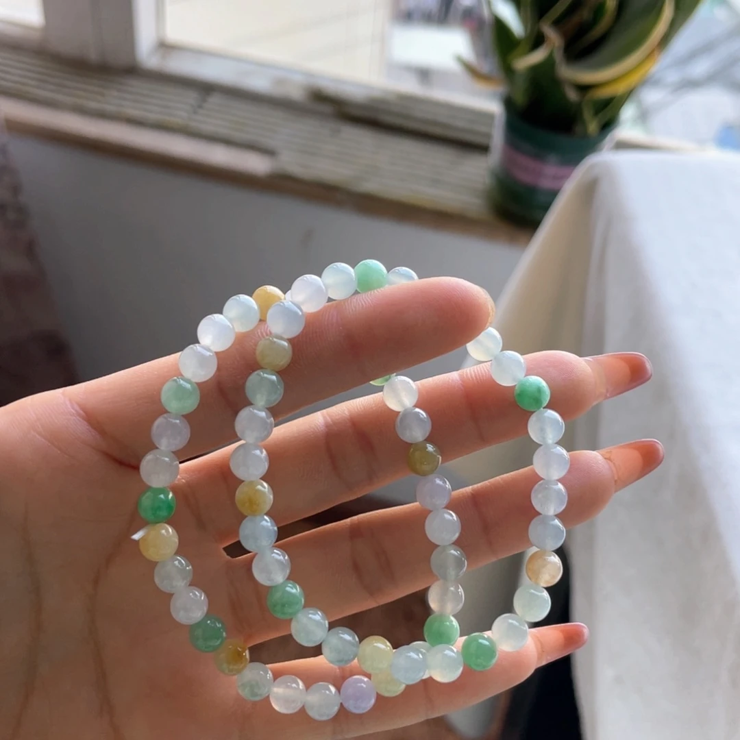 翡翠手串未镶嵌多宝