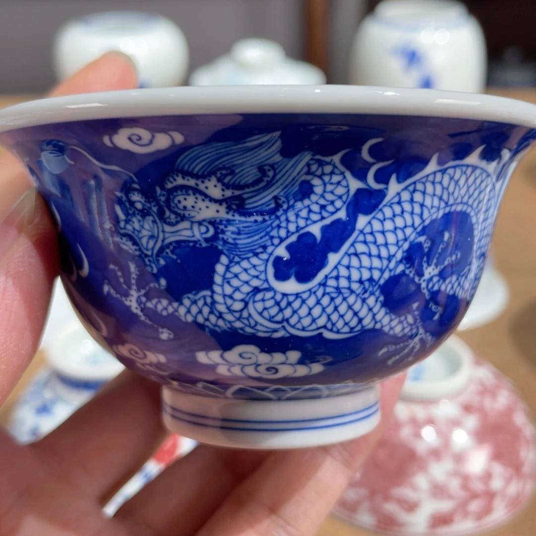 杯 经典王步花鸟 小桥窑