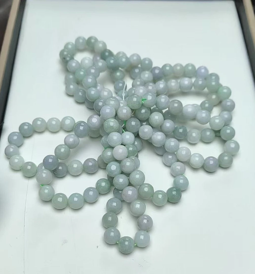 天然缅甸翡翠A货卡10单圈手串多样随机性发货拍一发一