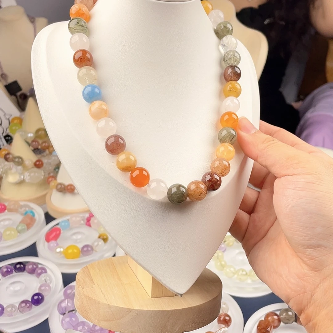 银S925镀金镶嵌手链水晶