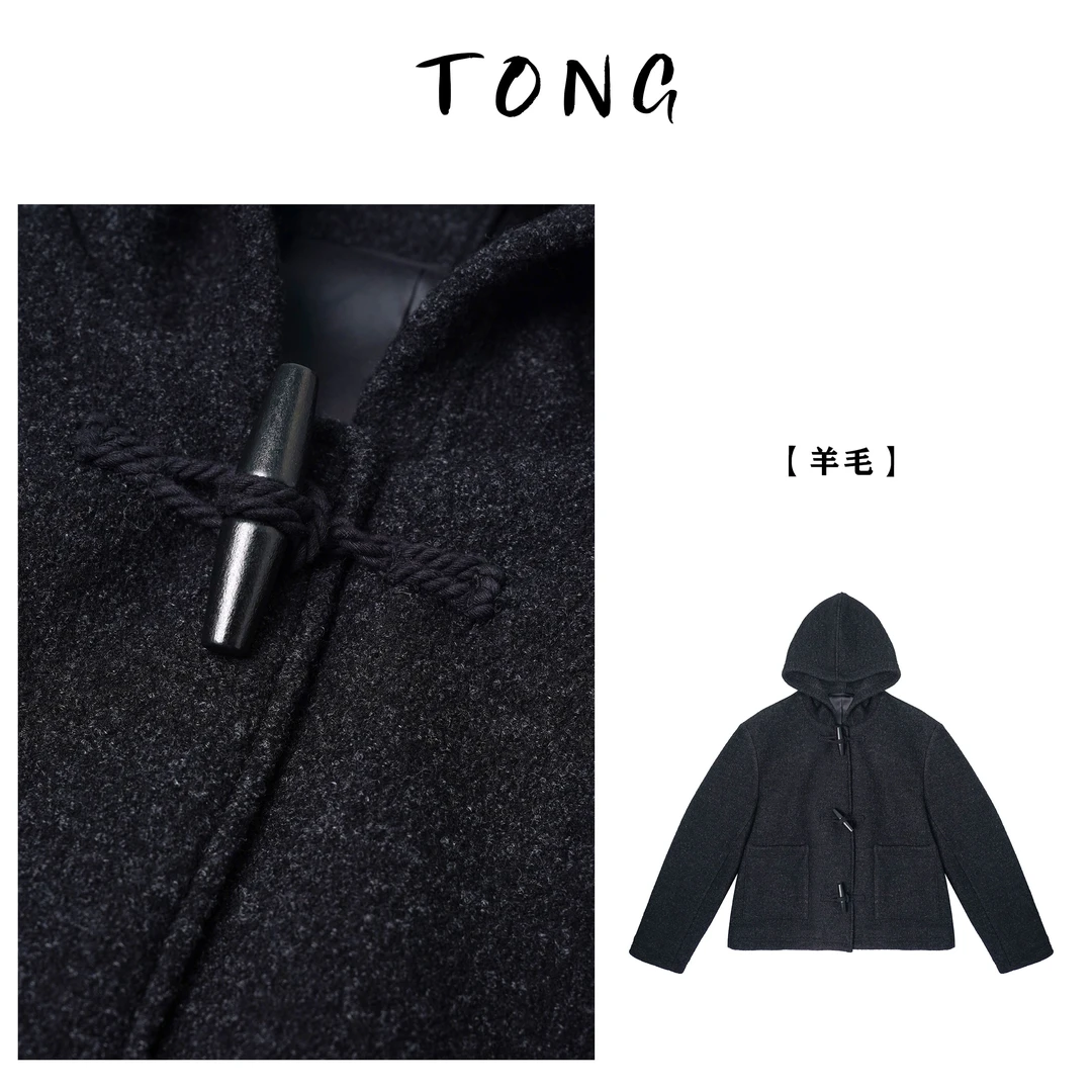 浪清/女装推荐  爱德格羊毛大衣41557#