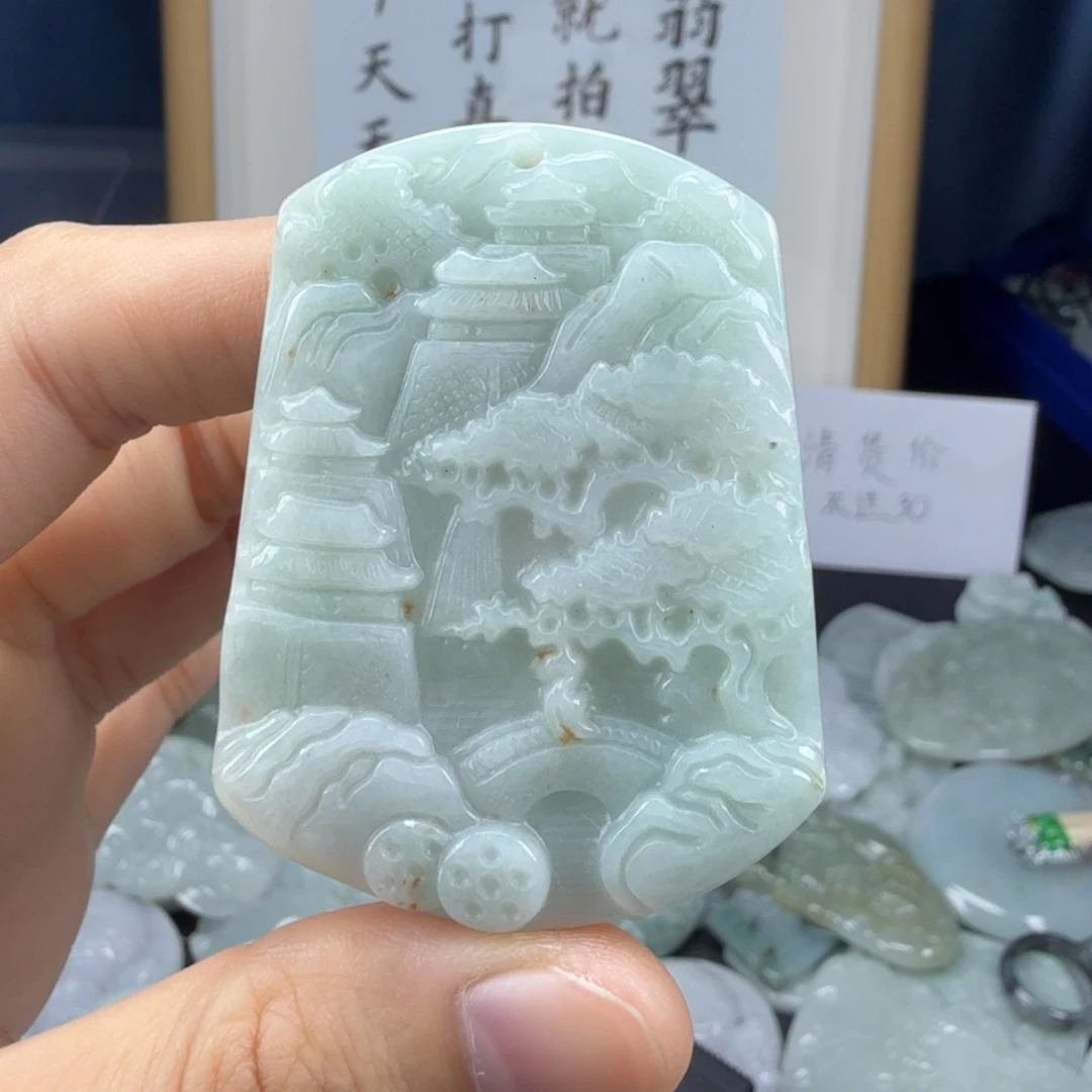 颈饰未镶嵌翡翠翡翠