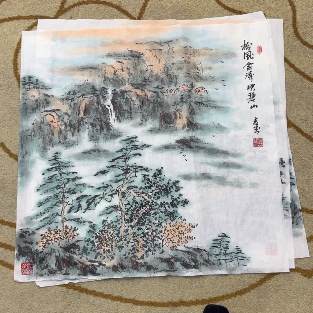 国画杨志杰斗方作品艺