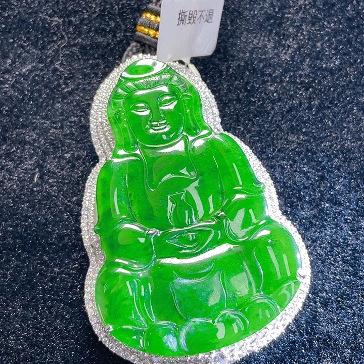 翡翠颈饰未镶嵌85，