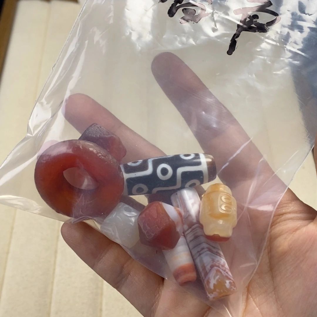 馨***声玛瑙/玉髓合金颈饰