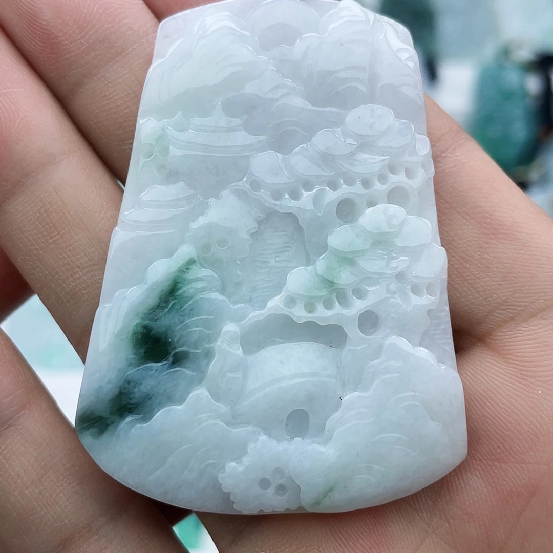 颈饰未镶嵌翡翠翡翠