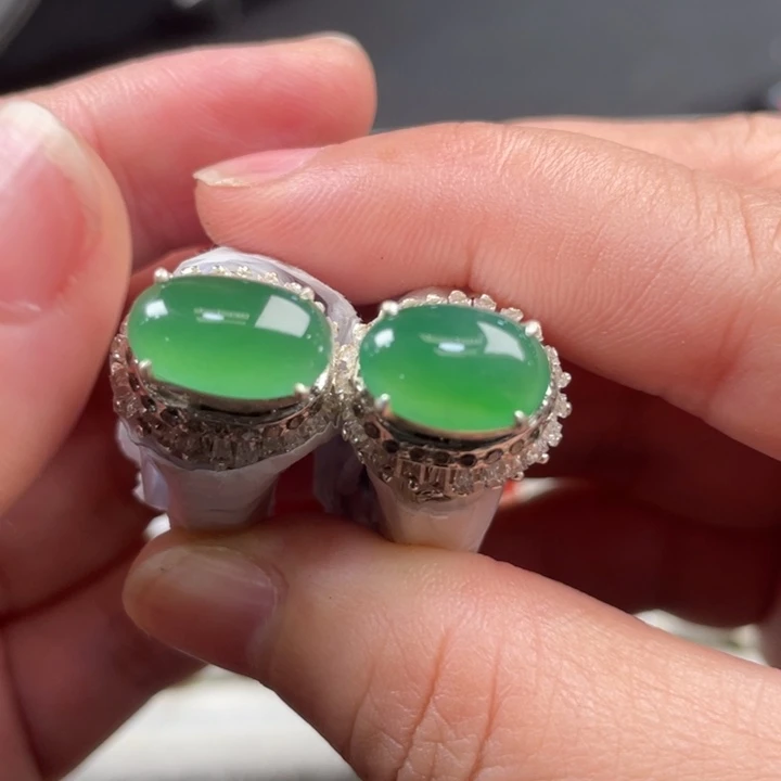 翡翠未镶嵌戒指缅甸天然翡翠