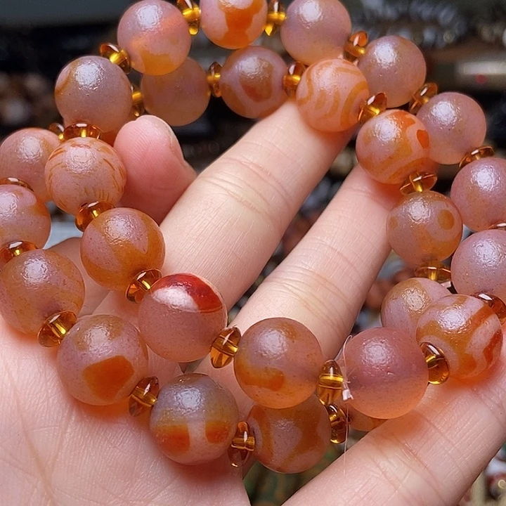 玛瑙/玉髓未镶嵌手链发一条