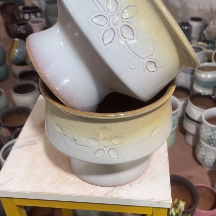 花盆紫砂口径21高度17两只正品