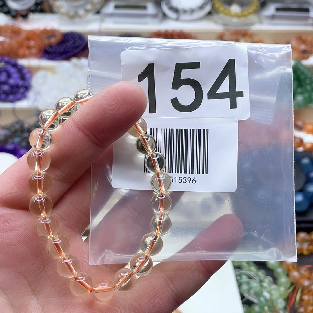 水晶手链未镶嵌霜*天然