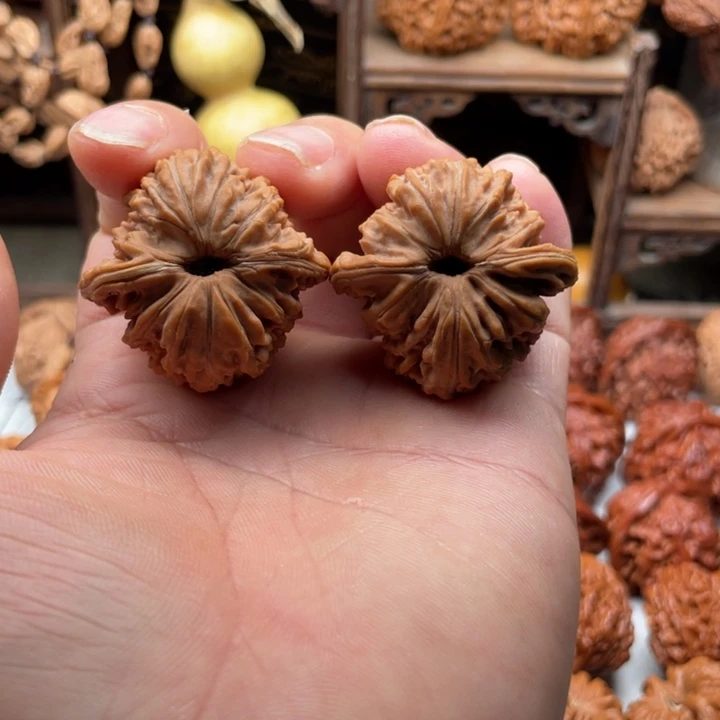 吊坠文玩核桃四座楼38