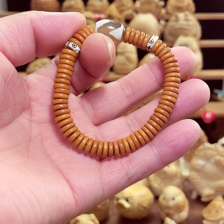 H***分竹竹根雕手串手把件