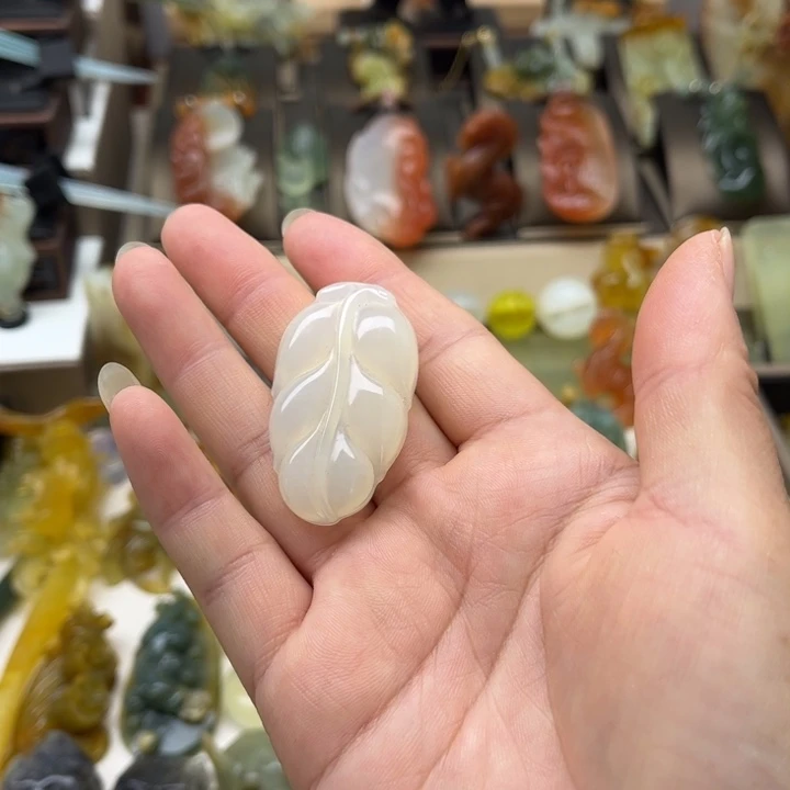 蛇纹石玉合金发簪