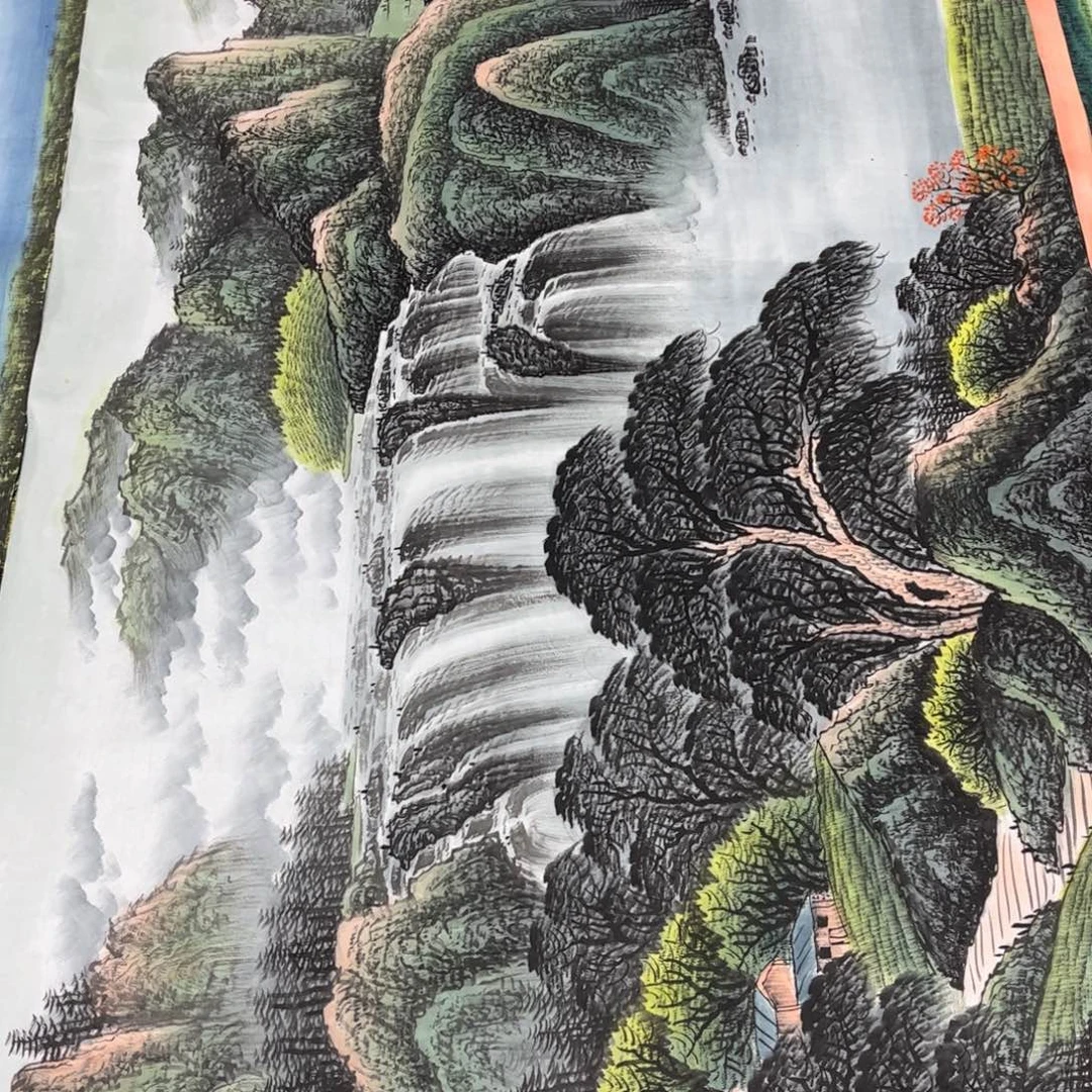 国画国画作品老师手绘