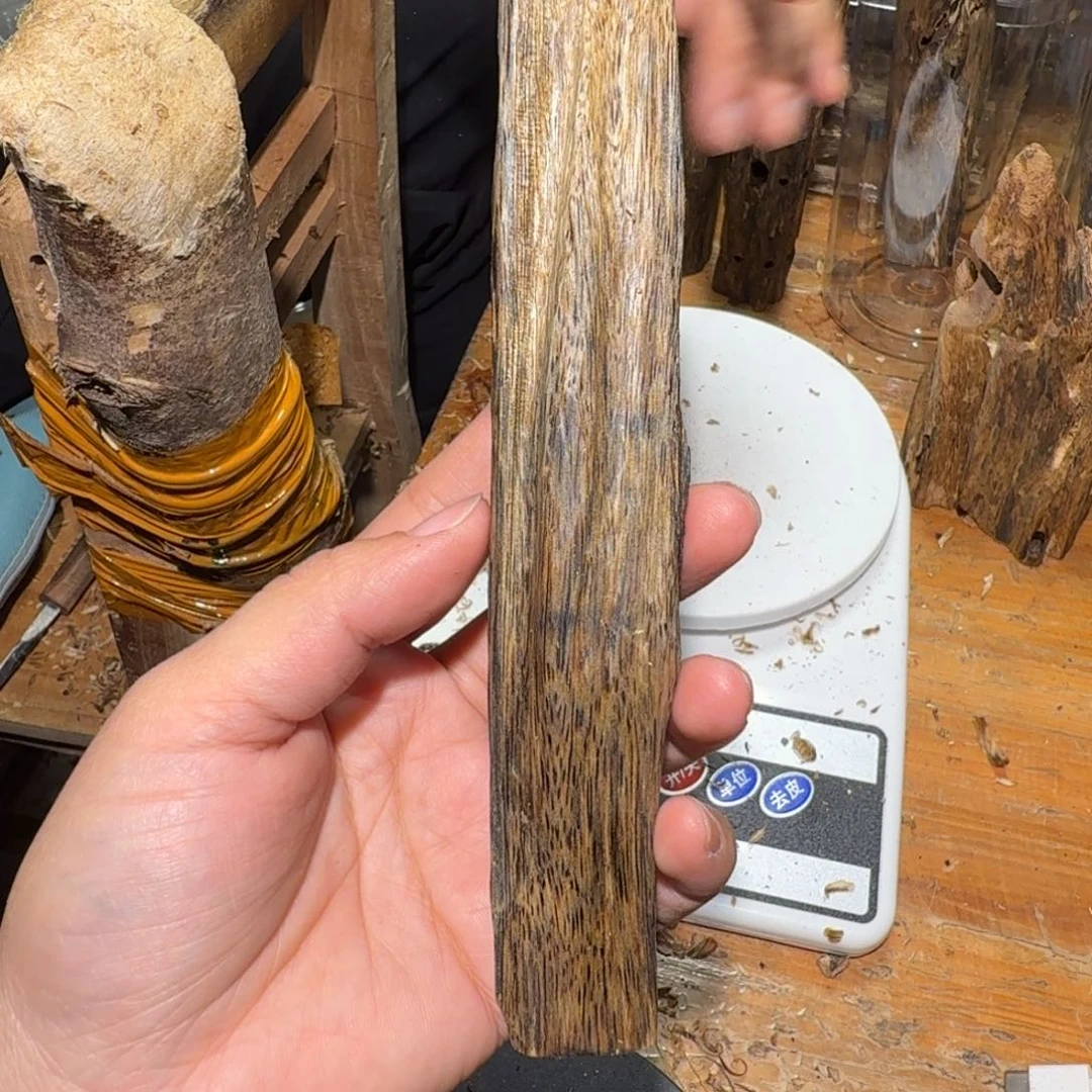 棋楠沉香白奇块料35克