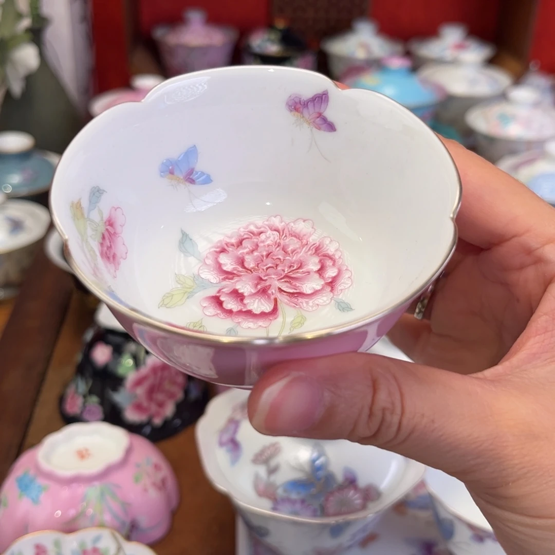 景德镇纯手绘陶瓷茶具