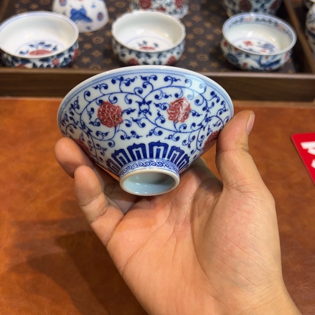 陶瓷摆件景德镇手工手绘