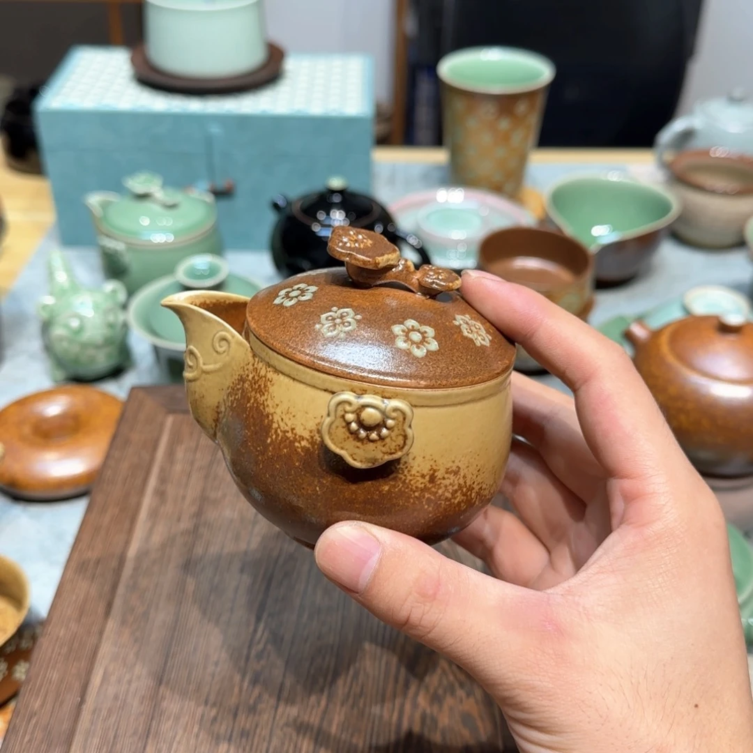 小金茶具青瓷茶器