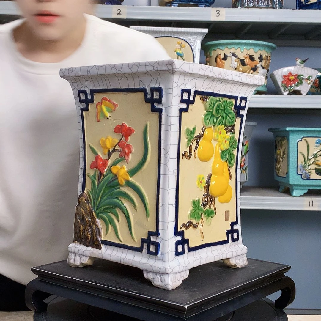 狠*实物拍摄湾盆石湾盆