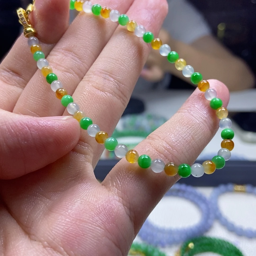 定制翡翠未镶嵌缅甸翡翠A货卡3.9