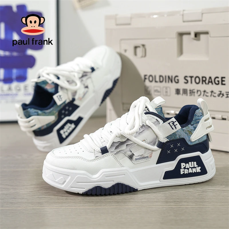 大嘴猴情侣小白鞋2025春季新款男青年运动板鞋潮牌中学生休闲鞋