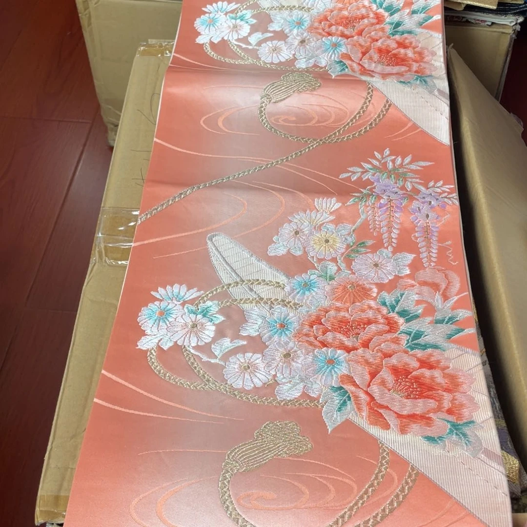 刺绣唐锦桑蚕丝正绢面料