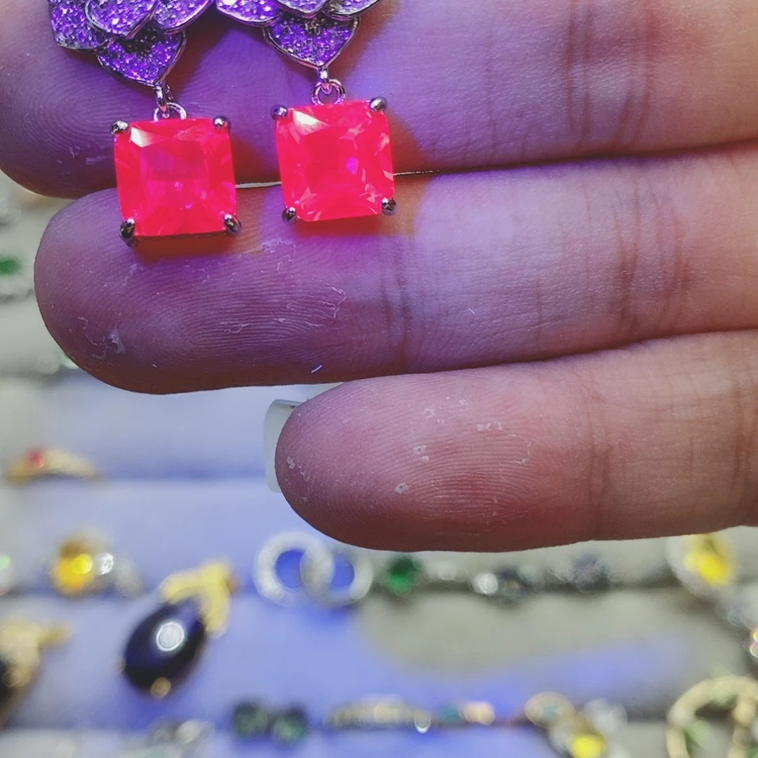 【闪购商品】水晶戒指银S925镶嵌