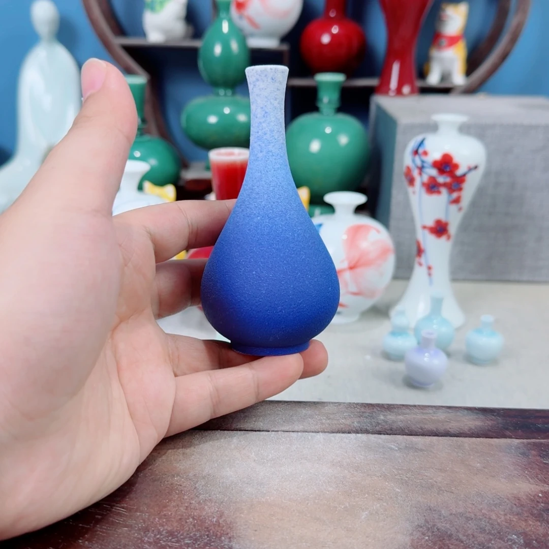 陶瓷手工小花器摆件