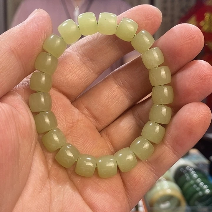 未镶嵌蛇纹石玉手串