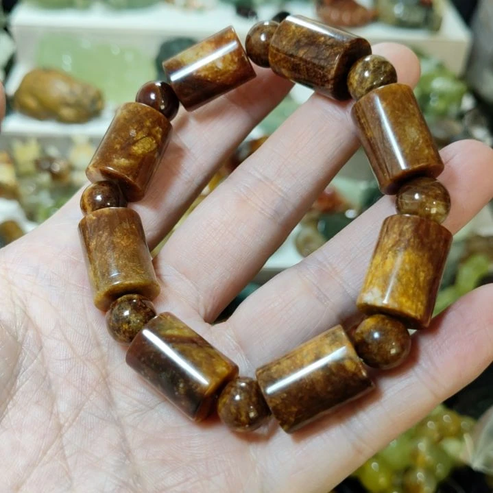 岫玉手串款式未镶嵌