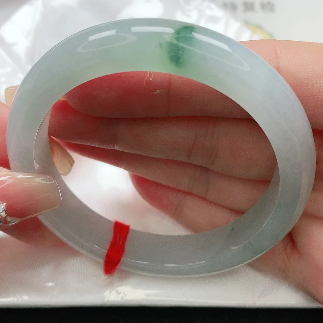 翡翠手镯未镶嵌缅甸天然A货翡翠